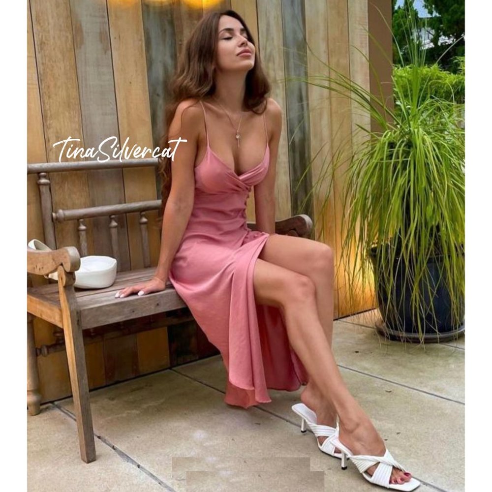 BLOGGER'S FAVE! Zara Buttoned Slip Dress Beige Pink Sz XS, L - Picture 15 of 17